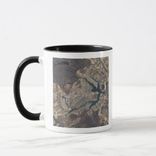Natural-colour image of Bras�lia, Brazil Mug