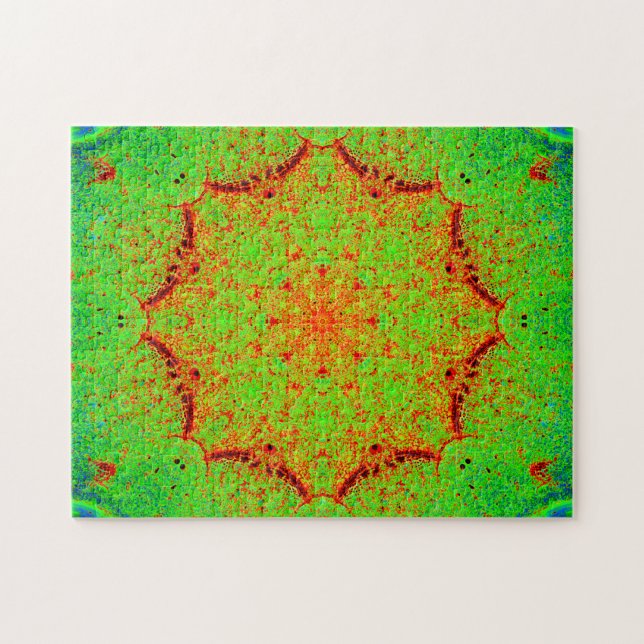 Natural Colours Star Mandala Jigsaw Puzzle (Horizontal)