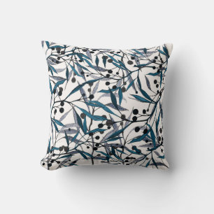 Natural Curves Floral Hand Drawn Cushion