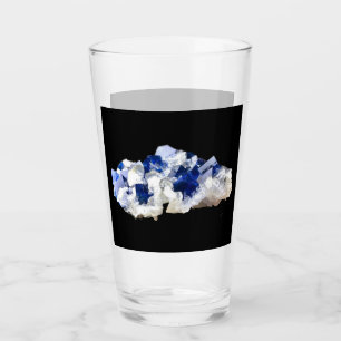 Natural Deep Blue Fluorite Glass