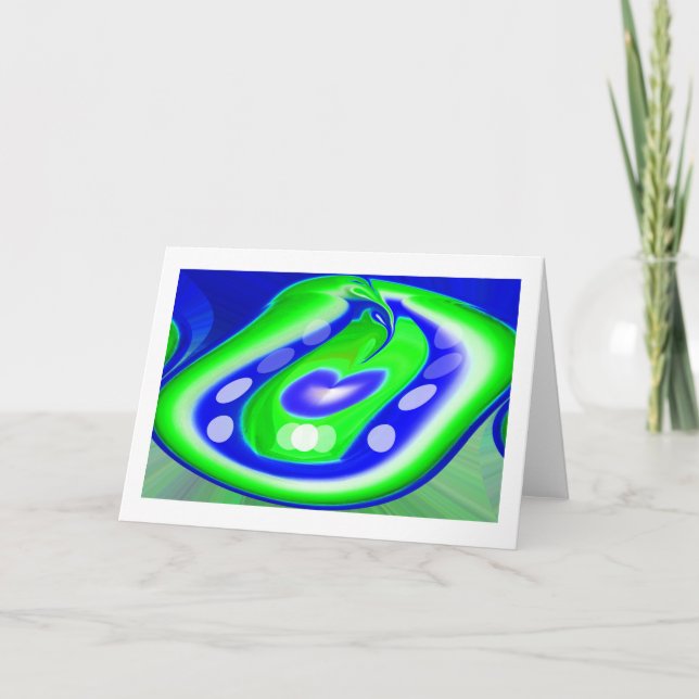 Natural dimension holiday card (Front)