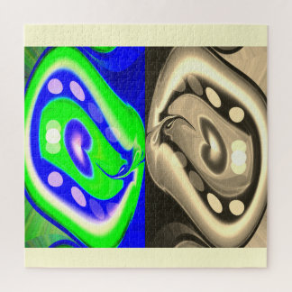 Natural dimensions day and night art jigsaw puzzle