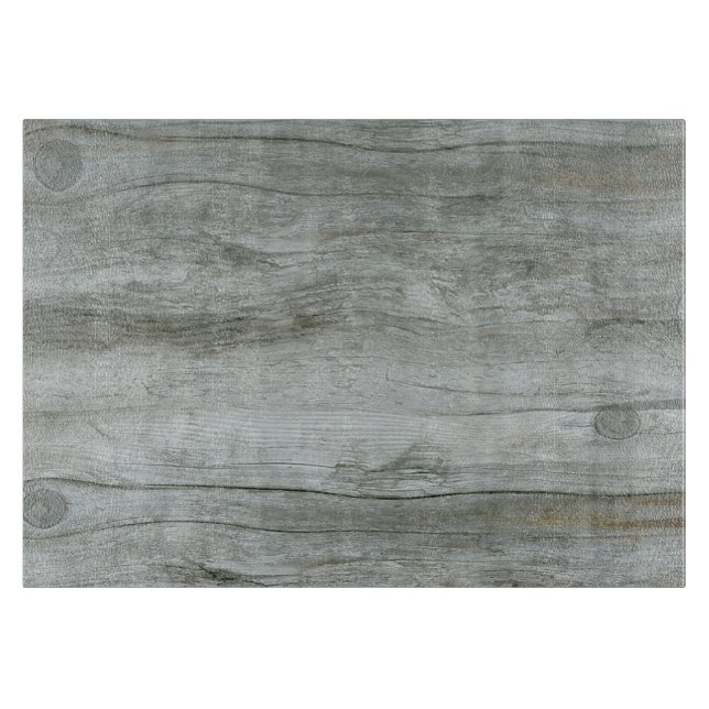 Natural Driftwood Background Cutting Board (Front)