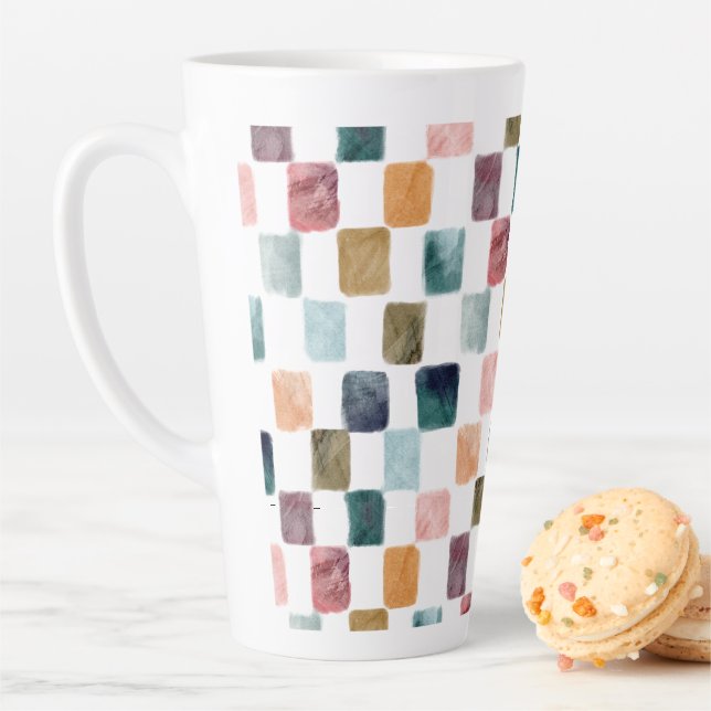 Natural dye colour palette latte mug (In Situ)