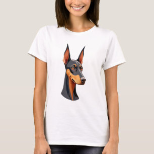 Natural Ear Doberman   T-Shirt