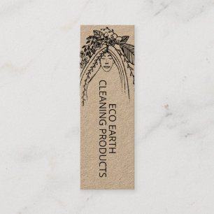Natural Earth Safe Cleaning Product Mini Business Card