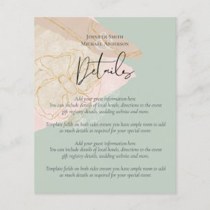 Natural Earth Sage Dusty Rose Blush Pink Wedding