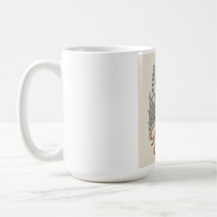 Natural Essence Vintage Botanical Wildflower Coffee Mug
