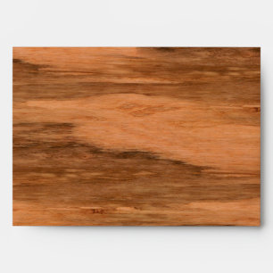 Natural Eucalyptus Wood Grain Look Envelope