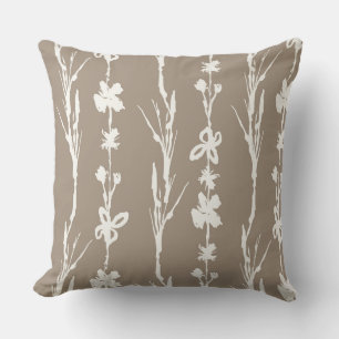 Natural Floral Farmhouse Decor Cushion