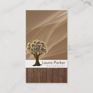 Natural Forest Wood Tree Care Landscape Lawn Business Card