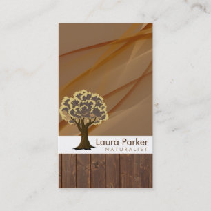 Natural Forest Wood Tree Care Landscape Lawn Business Card
