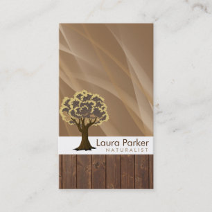 Natural Forest Wood Tree Care Landscape Lawn Business Card