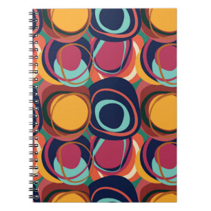 Natural Form Seamless: Abstract Circle Beauty. Notebook
