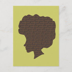 Natural 'Fro Postcard