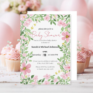 Natural Garden Baby Shower Invitation