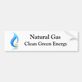 Natural Gas Clean Green Energy Bumper Sticker