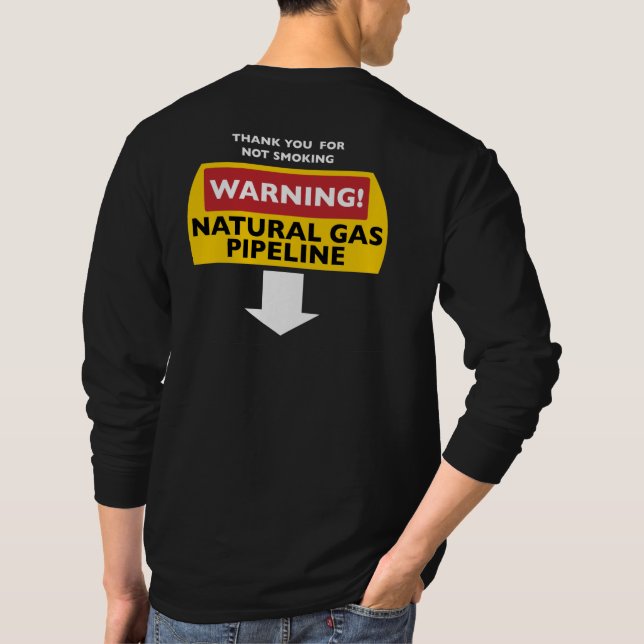 Natural Gas Man - Long Sleeved T T-Shirt (Back)