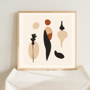 Natural Geometry – Feminine Minimalist Art Poster