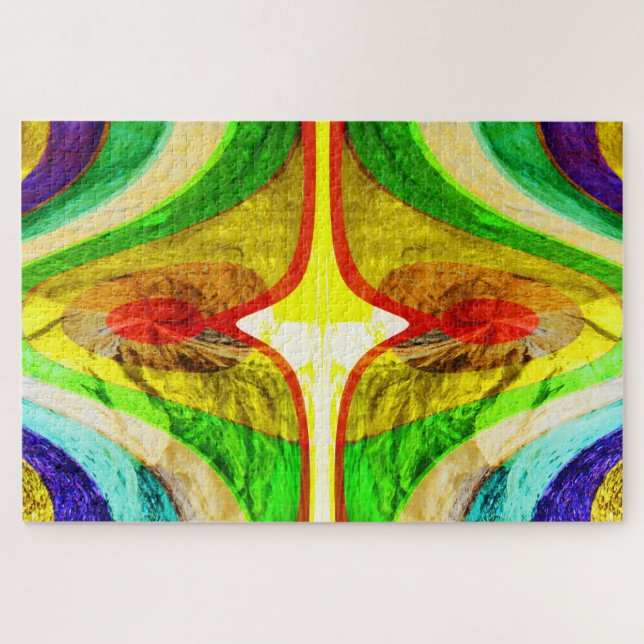 Natural global world art jigsaw puzzle (Horizontal)