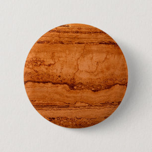 Natural Golden Amber Marble 6 Cm Round Badge