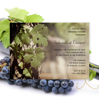Natural Grape Leaves Vineyard Wedding Shower