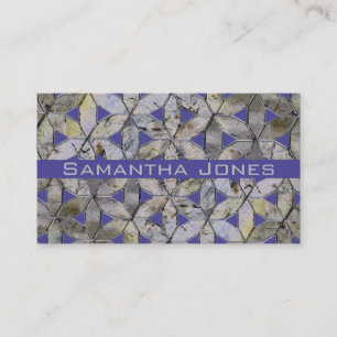 Natural Gray Stone Mosaic Business Card