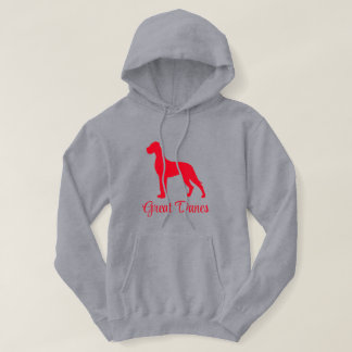 Natural Great Dane Hoodie
