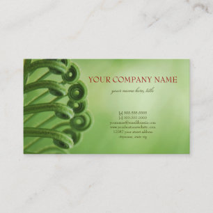 Natural, Green Business Card