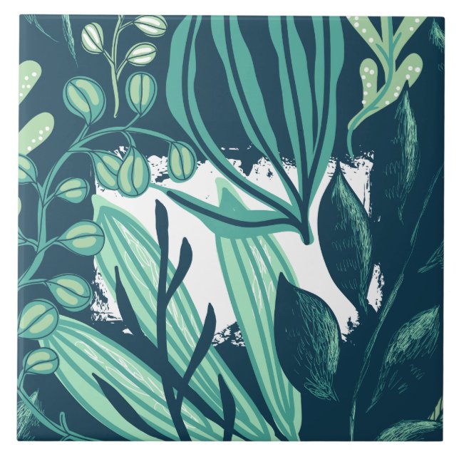 Natural Green Design Tile (Front)