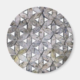 Natural Grey Stone Mosaic Magnet