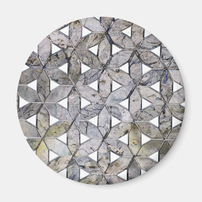 Natural Grey Stone Mosaic Magnet (Front)