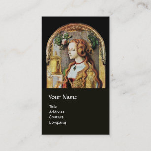 NATURAL HAIR , BEAUTY & COSMETICS , black Business Card