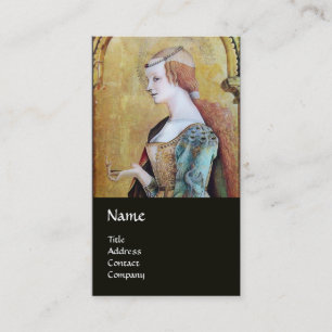 NATURAL HAIR BEAUTY COSMETICS MONOGRAM 2 black Business Card