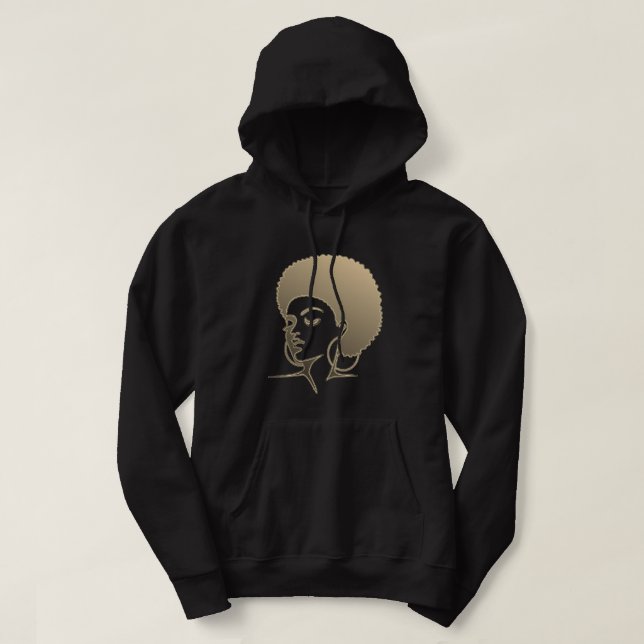 Natural Hair Hoodie (Design Front)