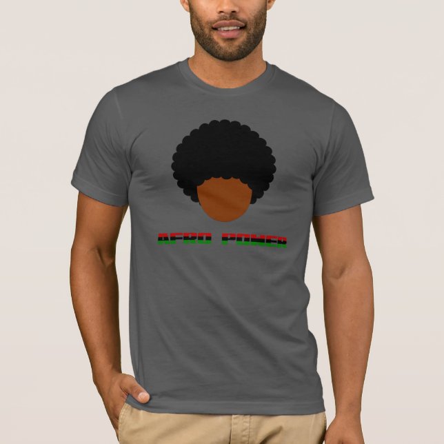 Natural Hair Pride: Afro Power Shirt (Front)