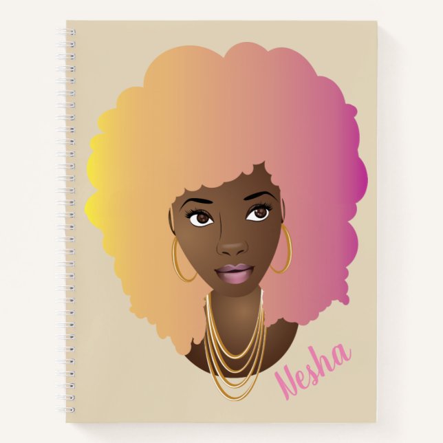 Natural Hair, She Believed She Could So She Did Notebook (Front)