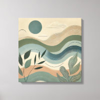 Natural Harmony - Organic Abstract Waves Art