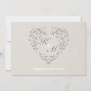 Natural HeartyChic Invitation