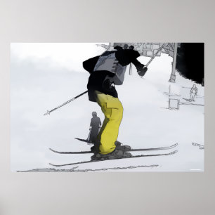 Natural High - Ski Jump Landing Poster