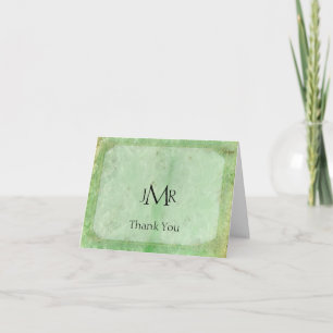 Natural Jade 35th Anniversary Thank You Card