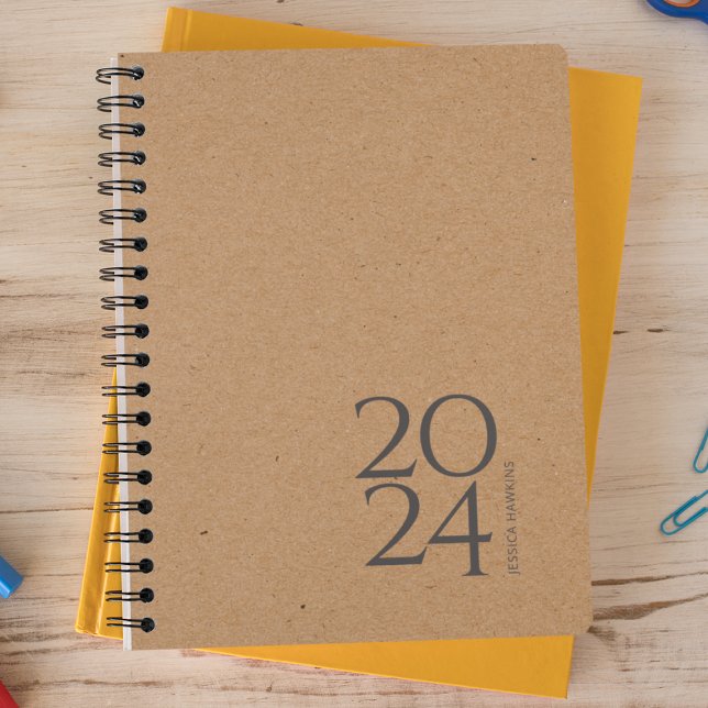 Natural Kraft Brown Weekly Planner (Creator Uploaded)