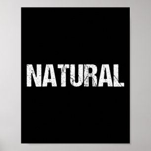 Natural Kraftsport Gym Funny Bodybuilding Poster
