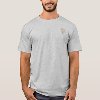 Natural Lace Daffodils Emblem | Blossom Basics T-Shirt