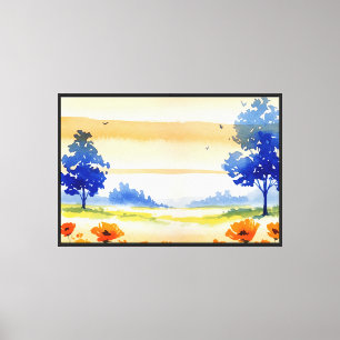 Natural landscape canvas print