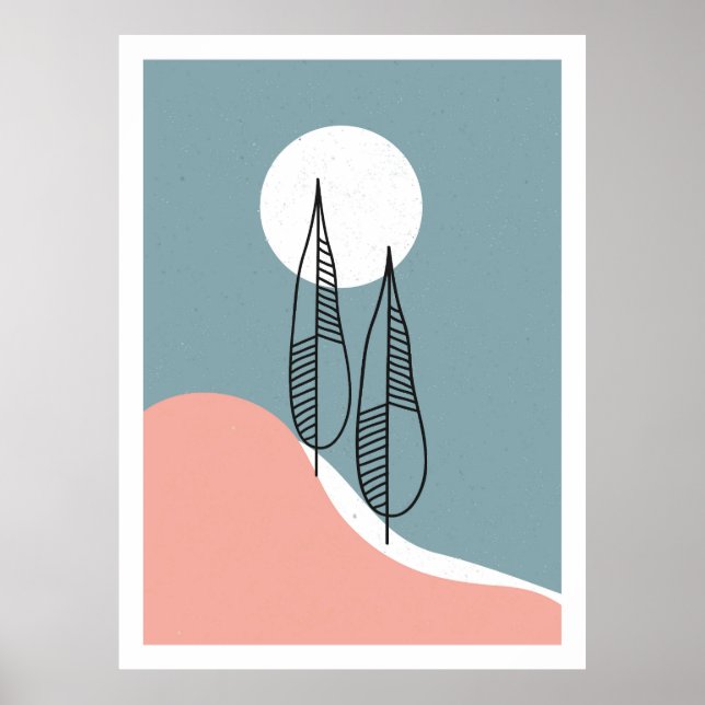 Natural landscape poster (Front)