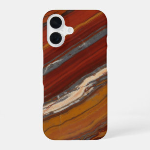 Natural Layered Jasper Stone iPhone 16 Case