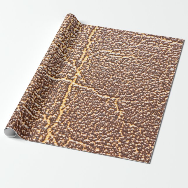 Natural leather book cover texture abstract, aged, wrapping paper (Unrolled)