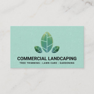 Natural Leaves Icon Business Card