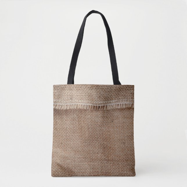 Natural line texture backgroundcoffee, sack, abstr tote bag (Front)